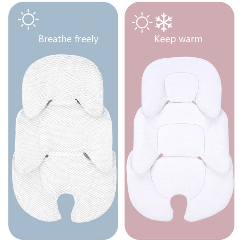 Baby Stroller Cushion Infant Car Seat Insert Head Body Support Pillow Pram Thermal Mattress Mesh Breathable Liner Mat