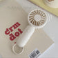 Hanging Bag Handheld Small Fan mini Portable Handy Tool Cute USB Charging Outdoor Korean ins Milky White Simple Electric