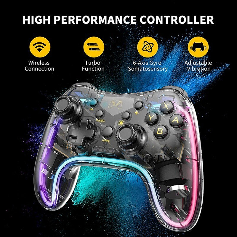 Switch Controller, Wireless Switch Pro Controller Compatible with Nintendo Switch/Switch lite/Switch OLED,Pro Controller