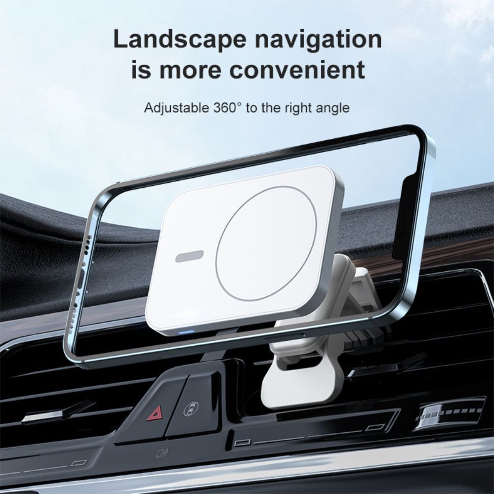 15W Magnetic Wireless Chargers Car Air Vent Stand Mount Phone Holder Fast Charging Station For iPhone 12 13 QI Wireless Charger