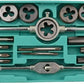 12/20pcs Tap And Die Set Tap Wrench Die Handle Screw Thread Threading Tapping Rethread Tool Bolt Screw Extractor