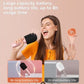 2 in 1 Karaoke Mic With Speaker Bluetooth Wireless Microphone Audio With 4 Sound Modes and 8 Hours Singing Wireless