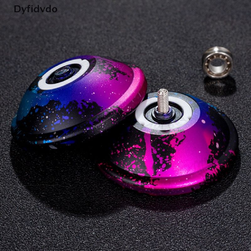 Dyfidvdo Metal Alloy Aluminum Yoyo Professional with 10 Ball kk bearing High Speed yoyo MY