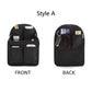 Thickened Nylon Backpack Liner Bag Multi Dividers Internal Packing Organizers Portable Multi Purpose Backpacks Inner Organizer