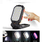 USB Rechargeable Portable LED Flashlight COB Work Light Adjustable Waterproof Camping Lantern Magnet Design ,Built-in Battery