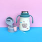 360ml Cartoon Stainless Steel Thermal Flask With Straw Portable Kids Thermos Mug Children Tumbler Drinking Cute Toddlers