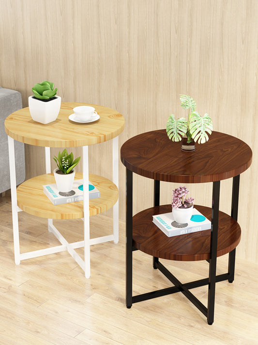 Sofa Side Table Modern Minimalist Corner Table Bedside Small Table Shelf Nordic Round Modern Simple Stylish Coffee Table