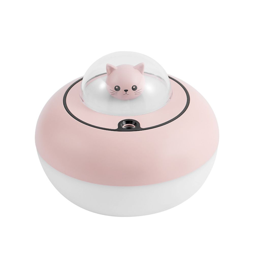 300ML Air Humidifier Cute Cat Diffuser USB Aroma Purifier Cool Mist Maker Adjustable With Night Lights At Night For Home