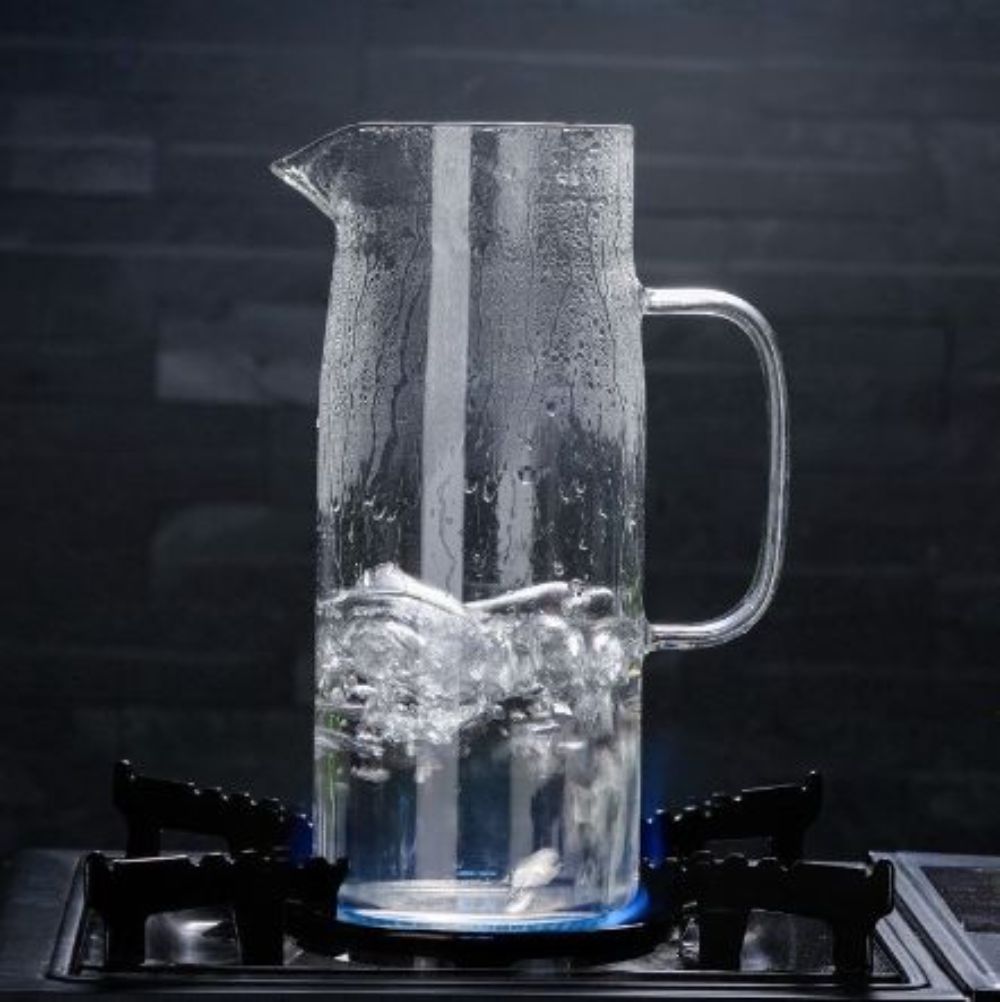 GF Glass Jug Hot And Cold Glass Jug Heat-Resistant Glass Jug Transparent Glass Jug Thickened Creative Household Juice