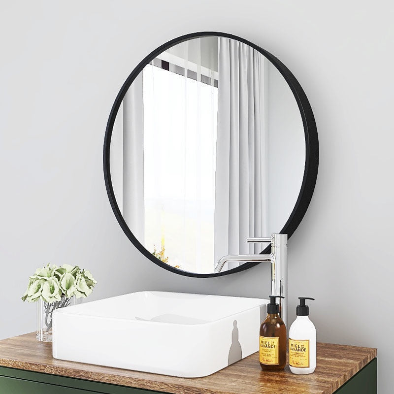 Copy of Wall Hanging Round Mirror Bathroom Toilet Living Room Corridor Bedroom Wall Mounted Black Mirror 40/50/60/70cm