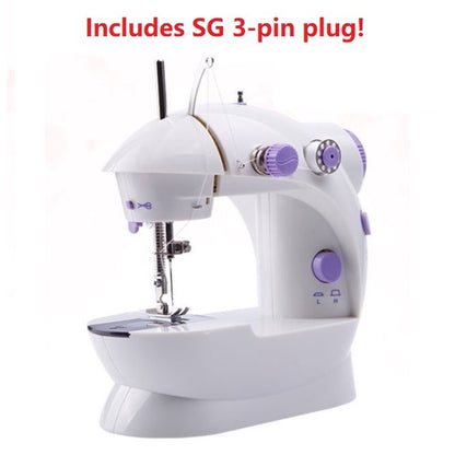 Sewing Machine can power by battery, can add-on Extension Board