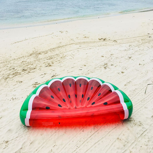 Large floatie beach half or full watermelon inflatable float swimming pool party floats raft