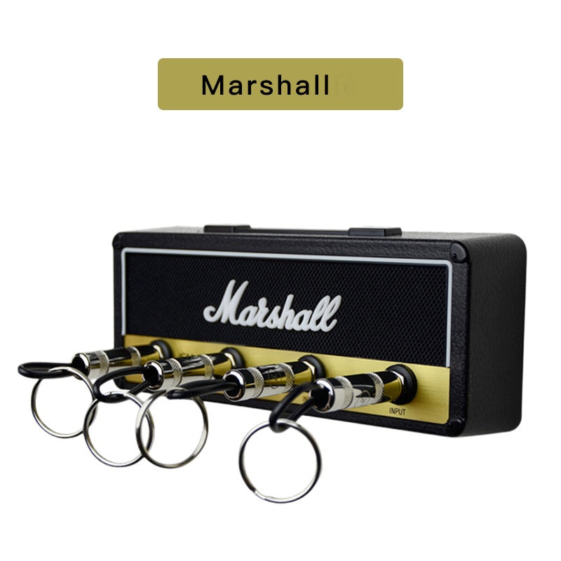 Key Holder Storage Rack for Marshall Guitar Pluginz Keychain Holder Electric Key Rack Home Improvement Vintage Amplifier