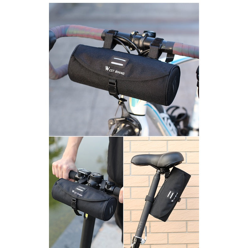 Bicycle Bag Waterproof Mountain Road Bike Handlebar Bag Front Frame Trunk Pannier Cycling Tube Bag Tear Wear Resistant