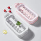 2 in 1 Transparent Ice Ball Maker Summer Water Bottle Ice Molder Bucket Bar Kitchen Tool Portable Icebox Leakproof Lid