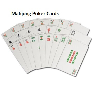 Mahjong Poker Cards Game with 2 dices