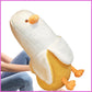 Banana Duck Plush Toy 50cm/19.69in Super Soft PP Cotton Stuffed Plushie 50cm Creative Adorkable Large Home