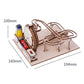 Marble Run Kit DIY Roll Ball Assemble Mechanical Gear Engineering Model Kids Science Educational Toy Gift