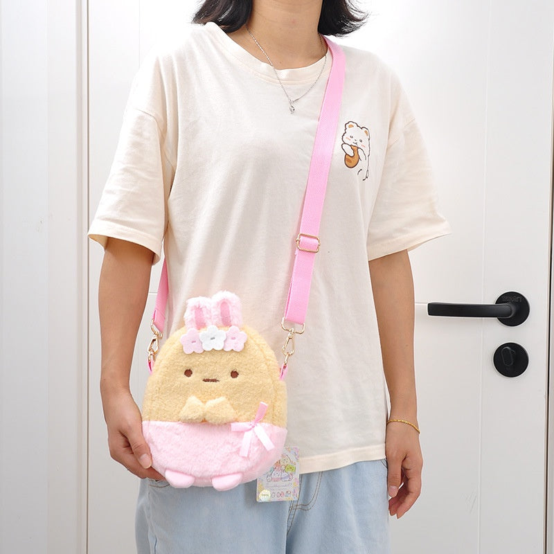 Sumikko Gurashi Fantasy Garden Plush Shoulder Bag Cartoon Sling Bag Girls Birthday Christmas Gift