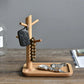 Hanging Key Cup Holder Jewelry Earring Ring Display Desktop Rack Commercial Wood Storage All-Purpose Space Saving Tray