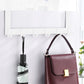 Copy of Black/White 6 Door Hooks Hole-free Practical Hat Clothes Wall Hook Coat Towel Hanger Rack for Door Back Kitchen Bathroom