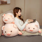 Cute And Soft Expression Pig Plush Toy, Soft Toy For Kids or Girls Comfortable Compact Light And Handy Design Easy Carry