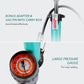 Bicycle Floor Pump 160PSI Bike Air Pump with Gauge Presta & Schrader Valves Tire Tube Inflator with Multifunction Ball