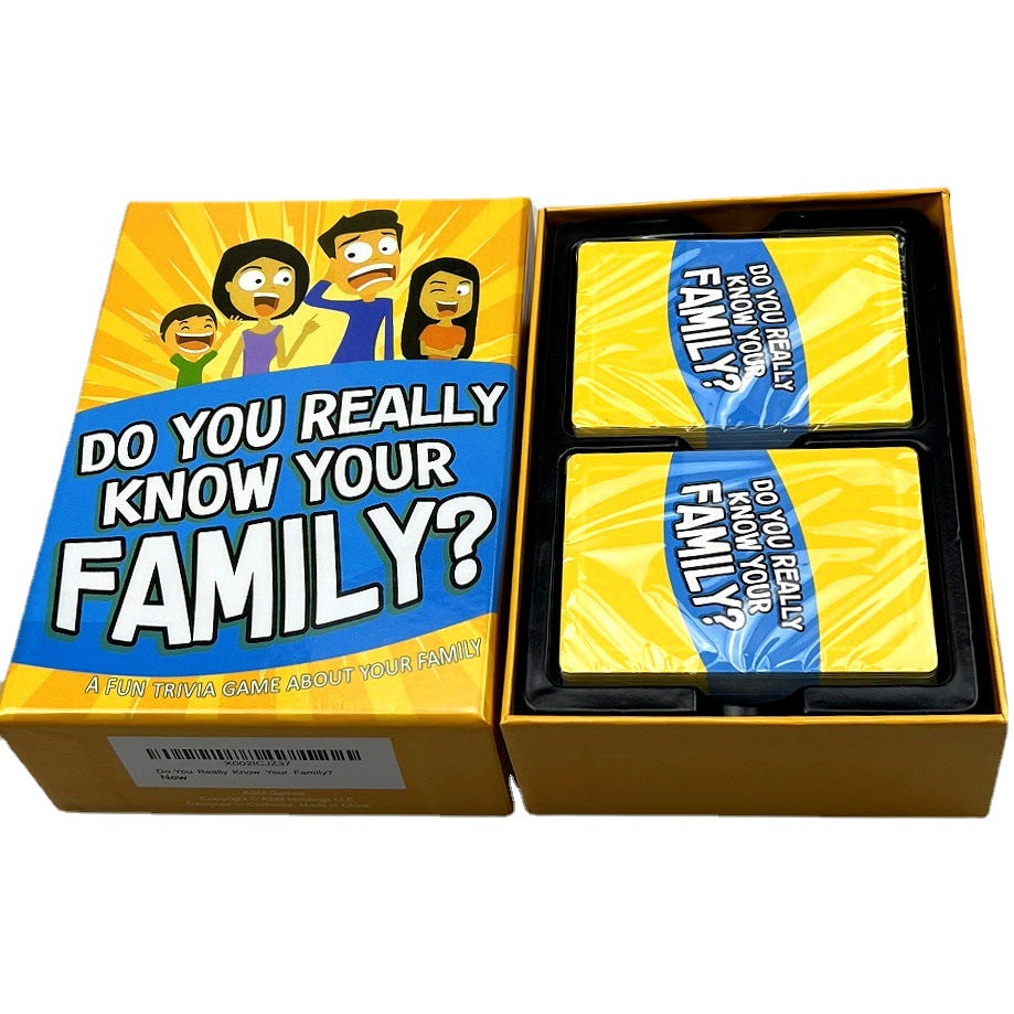 Do You Really Know Your Family A Fun Family Game Filled with Conversation Starters and Challenges