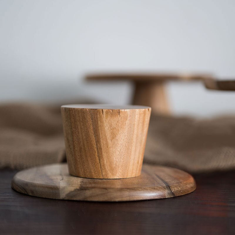 Cake Creative Food Dessert Eco Fruit Home Stand Natural Wood Photography Plate Serving Tray Japanese Style Wooden Tray