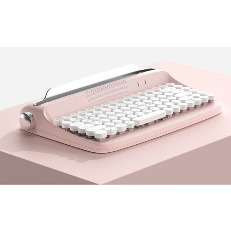 Actto Retro Mini Bluetooth Multipairing Keyboard Membrane Design B303 Original Unique Typewriter For Tablet NEW DESIGN