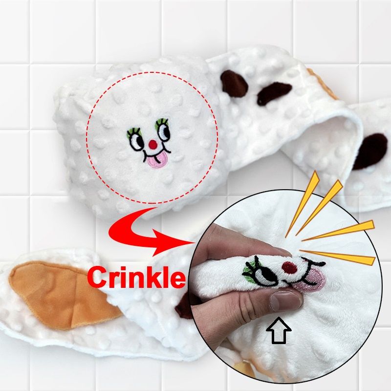 New Pet Dog Toy Simulation Toilet Paper Poop Picking Suit Puppy Plush Toy Hidden Food Squeak Interactive Toy for Dogs