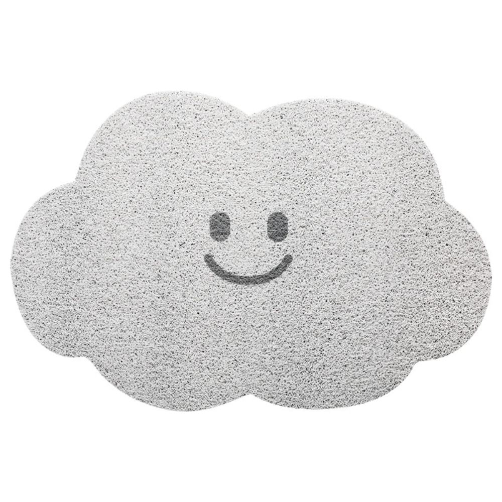 Cartoon Clouds Dust Removal Household Silk Ring Floor Mats Entrance Door Mud Scraping Anti-Slip Carpet PVC Foot House