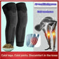 Wormwood strap non-slip warm Knitted knee brace Long sports knee pads for outdoor recreation equipment protective gears