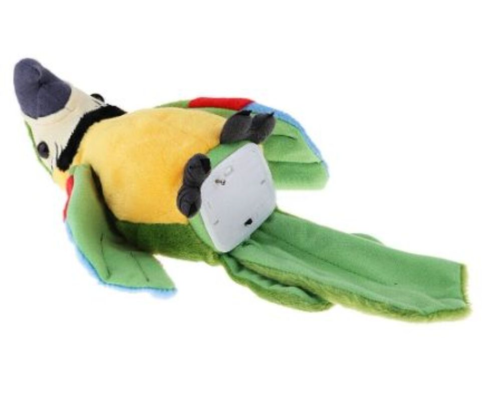 Cute Toy Musical Plush Stuffed Toy Parrot Talking Bird Preschool Kids Baby Toys Cartoon Good Playmate For Kids Education