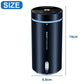 300mL Car Air Humidifier Aromatherapy Diffuser With LED Light Portable Rechargeable Aluminium Alloy For Auto Armo Home