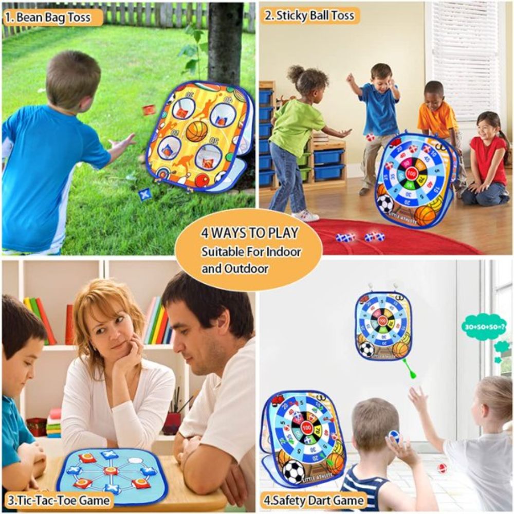 Creative Throwing Sandbags Sticky Ball Target Outdoor Game Darts Shooting Training Fun Cartoon Kids Toys Gifts Bean Bag