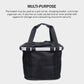 Detachable Bicycle Front Basket Bag Pouch Holder w/ Handlebar Mounting for Cycling, Riding, and Carrying Pets and Goods