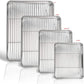 Copy of Premium Stainless Steel Oven Baking Tray Removable Cooling Rack Set Plate BBQ Tray Pan Dish Grill Mesh Kitchen Tool