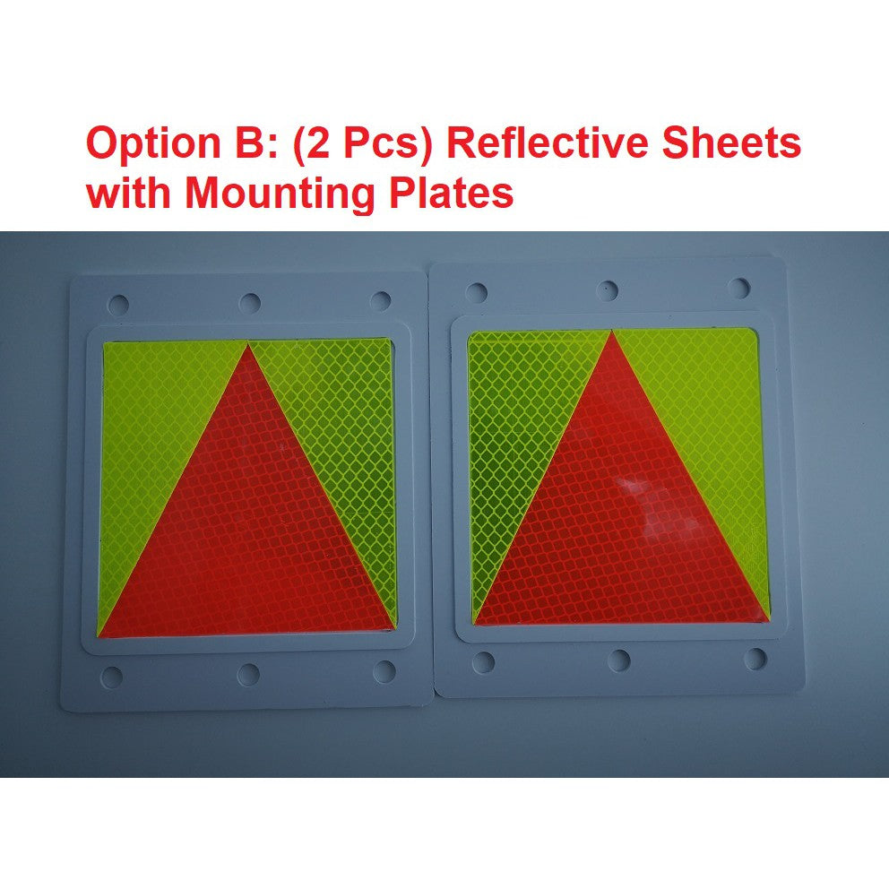 Probation P Plate or DIY reflective sheet for new drivers