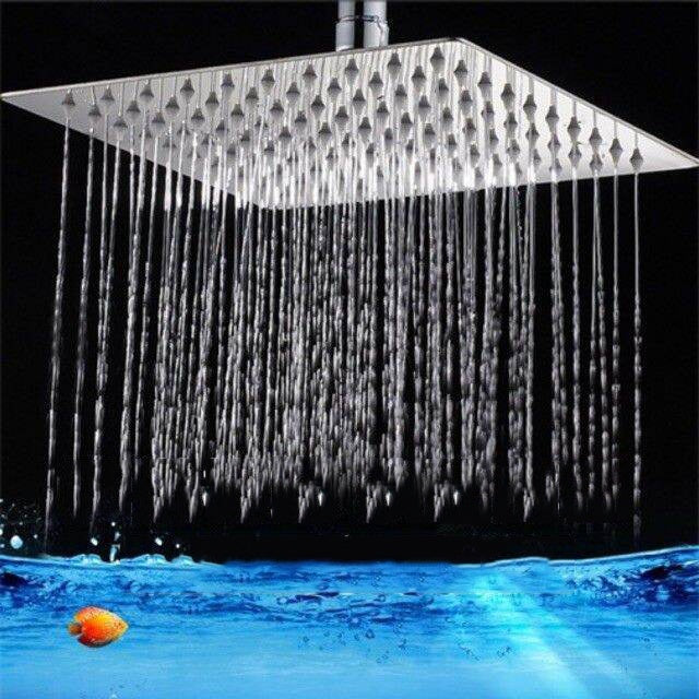 Copy of 6 and 12 Inches Ultra Thin 201 Stainless Steel Rain Square Shower Head Only