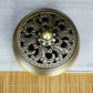 Retro Three Foot Incense Holder Metal Brass Copper Coil Stand Incense Censer Relax Thurible Burner Coil Incense Burner