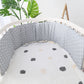 1.8M Nordic Baby Bed Bumper Crib Sides Flounces Cot Bumper for Newborn Baby Cotton Beddings Baby Room Decoration Sidings