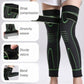 Wormwood strap non-slip warm Knitted knee brace Long sports knee pads for outdoor recreation equipment protective gears