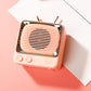 DW02 Portable Bluetooth Speaker Mini Retro TV Style Surround Rechargeable Audio Speaker