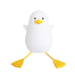 Richu Duck Shape LED Bedroom Lamp Silicone Touch Night Light for Home Decoration Adorable And Lovely Lamp High Quality