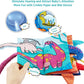 beiens Soft Baby Cloth Books, Touch and Feel Crinkle Books, My First Book, Infants & Toddler Early Development Interactive Toys, Easter Basket Stuffers, Baby Girl & Boy Gift (Dinosaur Tail-1 Book)
