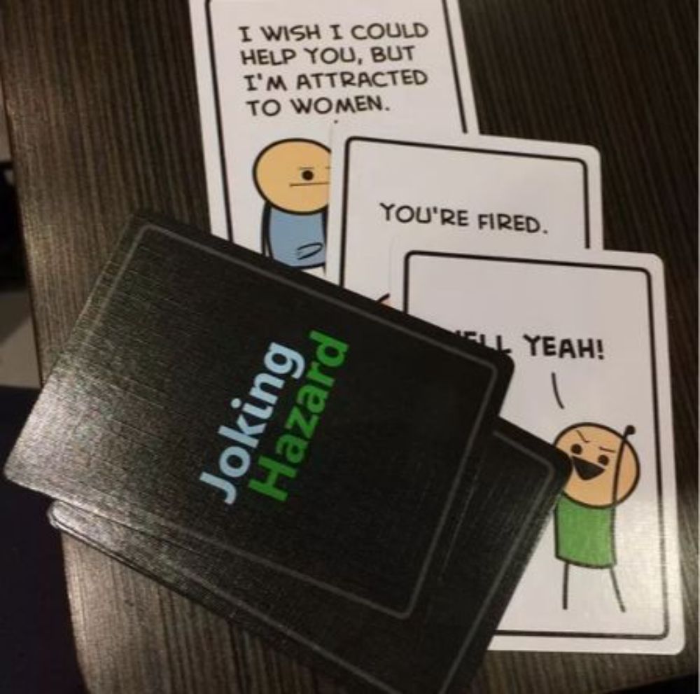 Card Game Joking Hazard Party Board Game High Quality Cards Party Game For Happiness And Fun Comics Card 360 Panel Card