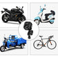 Motorcycle TPMS Security Alarm System Tire Temperature LCD Display With 2 External Sensors Motor Tire Pressure Monitor