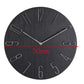 Simple Wall Clock 12 Inch Living Room Home Wall Clock Clock Watch Fashion Bedroom Wall Clock Black Minimalist Design