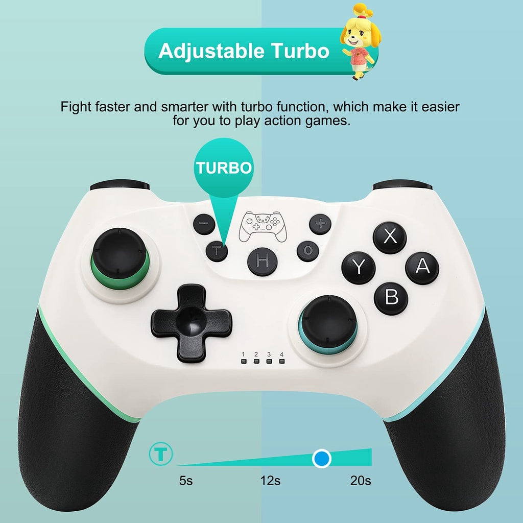 Wireless Bluetooth Controller Gamepad For Switch Pro USB Video Game Joystick Controller For Nintendo Switch Console with 6-Axis